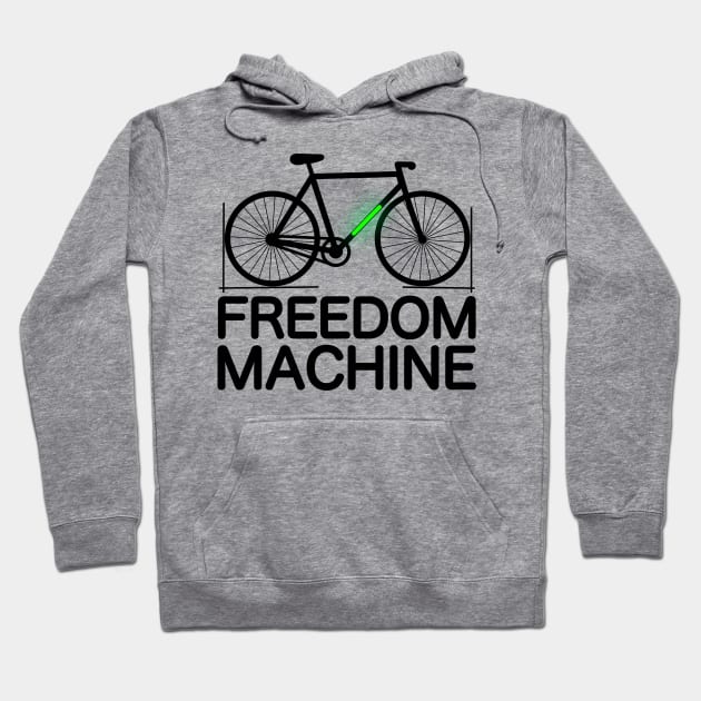 Electric Bicycles "freedom machine" Hoodie by PnJ